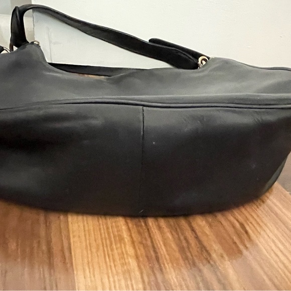 Coach 36026 Nomad Hobo In Glovetan Leather Navy Blue Bag - Picture 5 of 5